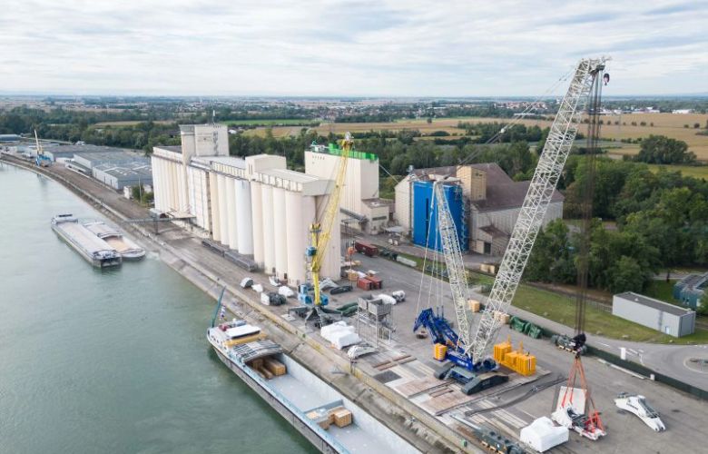 [Projet] – Port de Colmar – Inauguration de la nouvelle grue LR 800 - 21 Septembre 2023